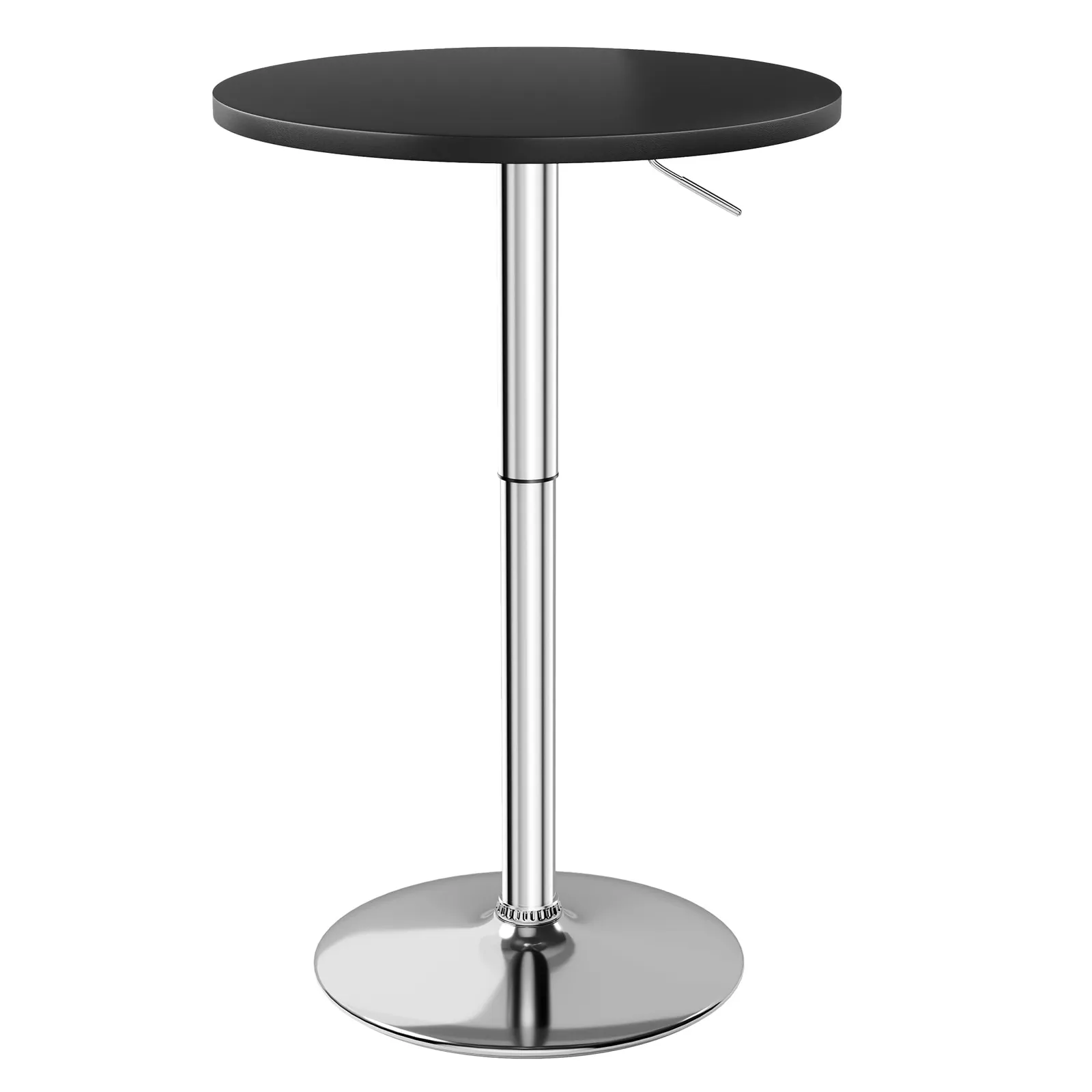 Furmax Adjustable Pub Table, Black and silver, 1 pack, product photo