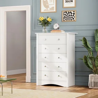 Furmax Tall 5-Drawer Dresser, photo 2