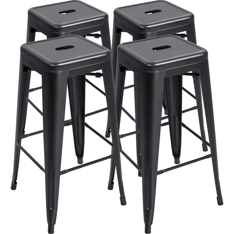 Furmax Backless Metal Stools 30 in, , product photo
