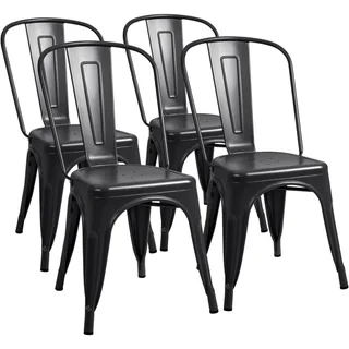 Furmax Metal Dining Chairs, photo 1