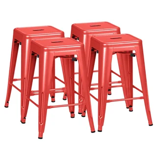 Furmax Metal Counter Stools 24 in, photo 1