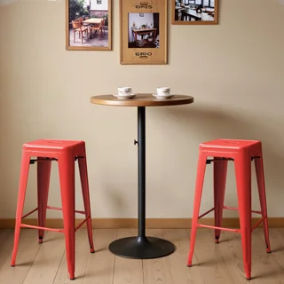 Furmax Metal Bar Stools 30 in, photo 4