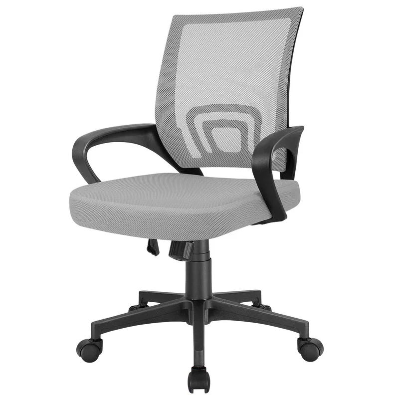 Furmax Grey Mesh Task Chair, Grey, product photo
