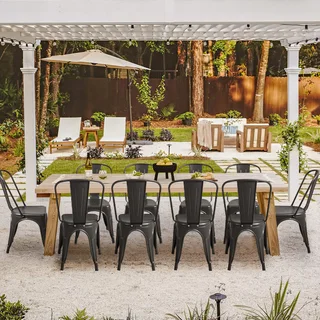 Furmax Metal Dining Chairs, photo 2