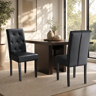 Furmax Tufted Dining Chairs, photo 2
