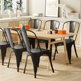 Furmax Metal Dining Chairs, photo 3