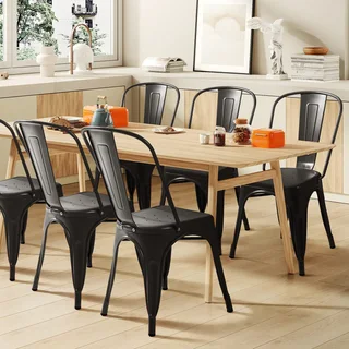 Furmax Metal Dining Chairs, photo 3