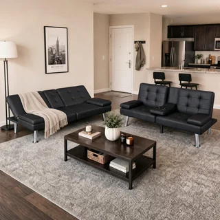 Furmax Futon Sofa Beds, Pair, photo 3